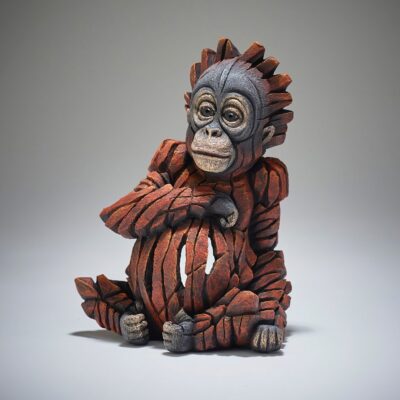 Edge Sculpture Baby Orangutan by Matt Buckley