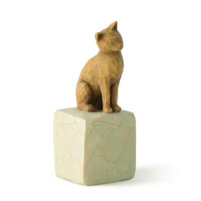 Willow Tree "Love My Cat" Light Coloured 7.5cm Figurine