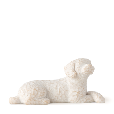 Willow Tree "Love My Dog" (Small, Lying Down) 3cm Figurine