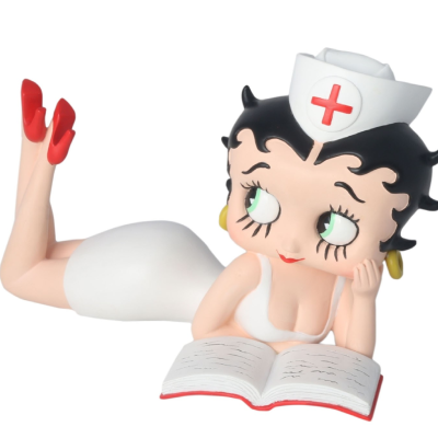 Betty Boop Lying Nurse 14.5cm Figurine Ornament