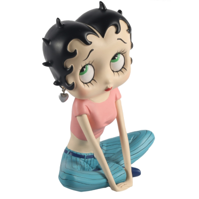 Betty Boop Sitting Crossed Legged 16cm Figurine