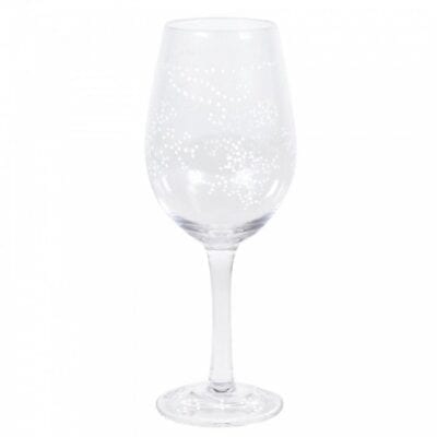 Snowflakes Wine Glass