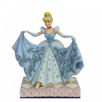 Disney Traditions Cinderella Glass Slipper Transformation 21cm Figurine