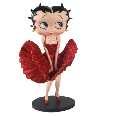 Betty Boop Cool Breeze Red Glitter 32cm Figurine