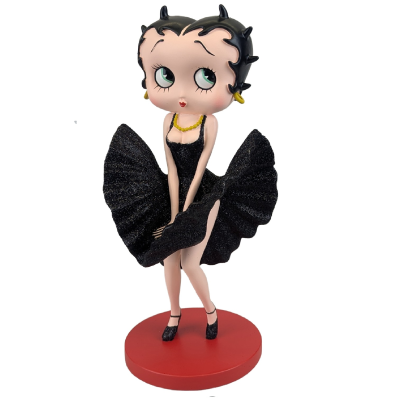 Betty Boop Cool Breeze Black Glitter 32cm Figurine