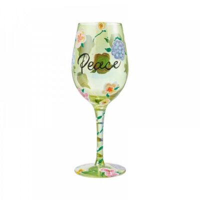 Lolita Be Peace 15oz Wine Glass