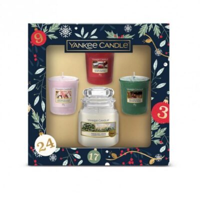 Christmas 2021 Small Jar 3 Votive Gift Set - Yankee Candle