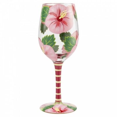 Lolita Hibiscus Dreams 15oz Wine Glass