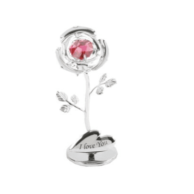 Crystocraft Rose Flower Special Mum Flower Mother's Day Ornament