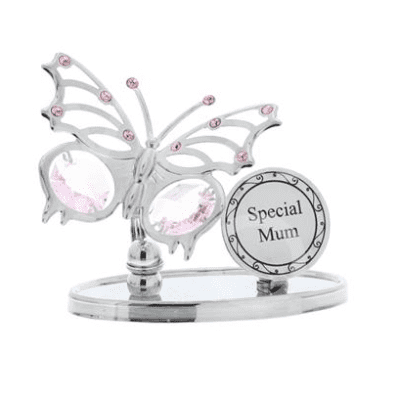 Crystocraft Butterfly Special Mum Mother's Day Ornament
