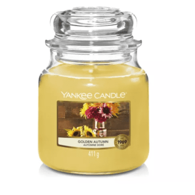 SALE Golden Autumn Medium Candle Jar 411g - Yankee Candle