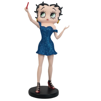 Betty Boop Selfie Blue Glitter Dress 30cm