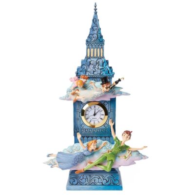 Disney Traditions Peter Pan Clock Figurine