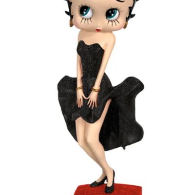 Betty Boop Posing Black Gliter Dress 29.5cm Figurine