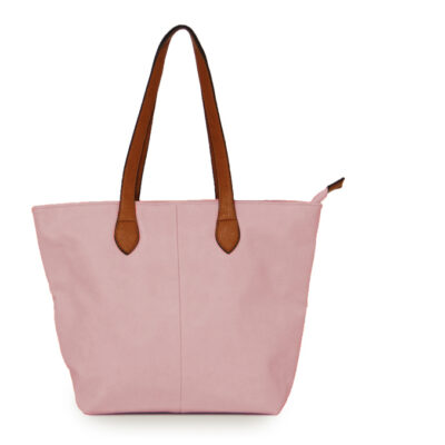 Long and Son – Women’s Apricot Tote Shoulder Hand Bag with Handle