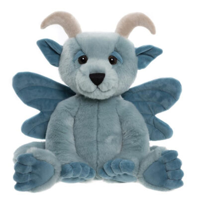 Charlie Bears Plush Bearhouse Gargoyle Drawbridge Blue Teddy 25cm non-jointed