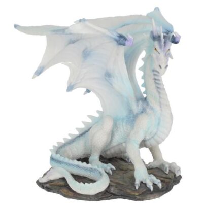 Grawlbane White Dragon Figurine 20cm Ornament