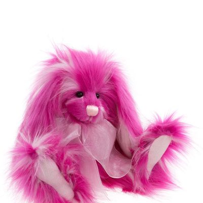 Charlie Bears Raspberry Ripple Hot Pink Bunny Rabbit 28cm Bear