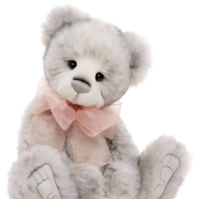 Charlie Bears Belinda White & Grey Teddy Bear 39cm