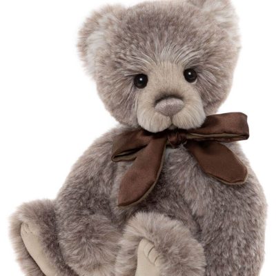 Charlie Bears Norman Grey Teddy Bear 34cm