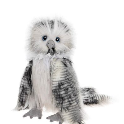 Charlie Bear Tuto White Snowy Owl Teddy Bear 38cm