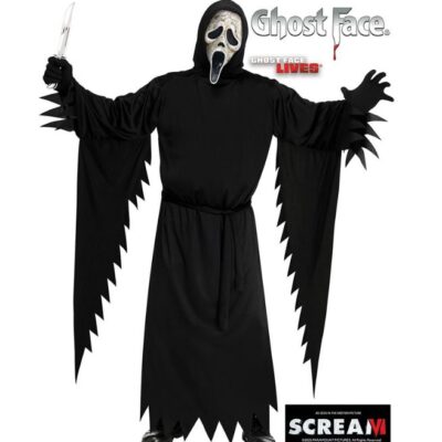 Official Scream 6 Ghostface Ghost Face Aged One Size Costume
