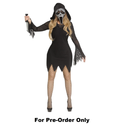 Pre-Order Official Scream Ghostface Ghost Face Deluxe Bling Ladies Costume