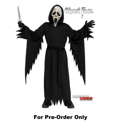 Pre-Order Official Scream 6 Ghostface Ghost Face Aged Childs Costume