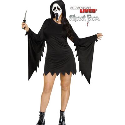 Official Scream Ghostface Ghost Face Ladies Classic Plus Size Costume