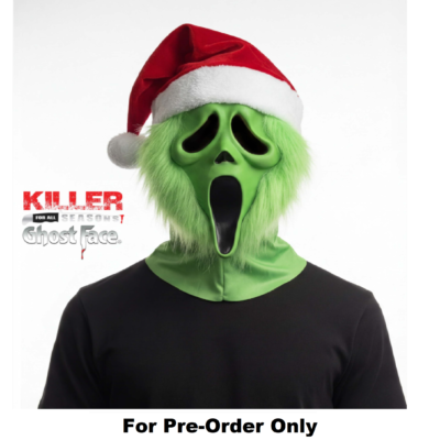 Pre-Order Official Scream Ghostface Ghost Face Grumpy Santa The Grinch Mask
