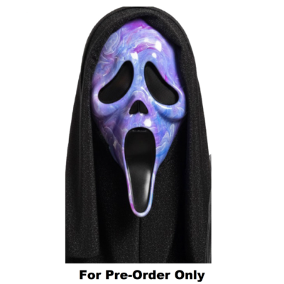 Pre-Order Official Scream Ghostface Ghost Face Marbled Purple Mask
