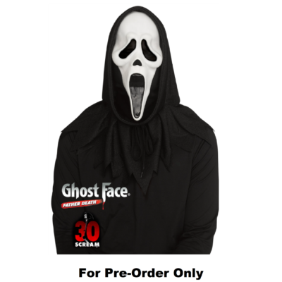 Pre-Order Official Scream Ghostface Ghost Face 30th Anniversary Mask Glow In The Dark