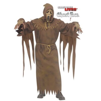 Official Scream Ghostface Ghost Face Adults Scarecrow Costume
