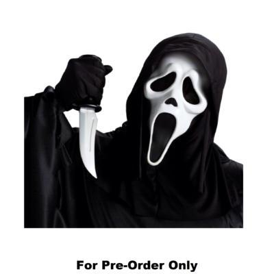 Pre-Order Official Scream Ghostface Ghost Face Mask & Knife Prop Set