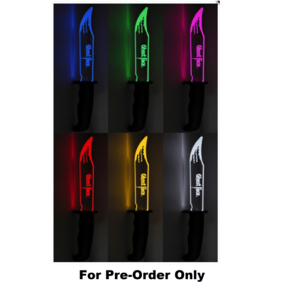 Pre-Order Official Scream Ghostface Ghost Face LED Cyber Blade Multi-Coloured Prop