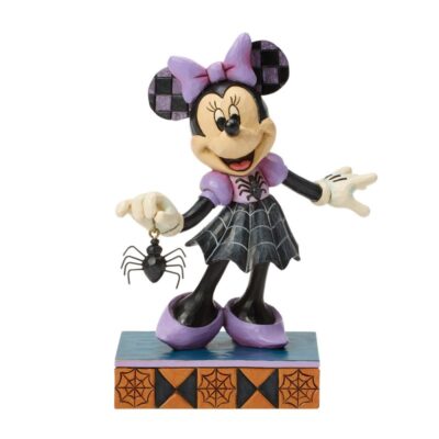 Disney Traditions Halloween Minnie Mouse in Spider Dress 16.5cm Figurine